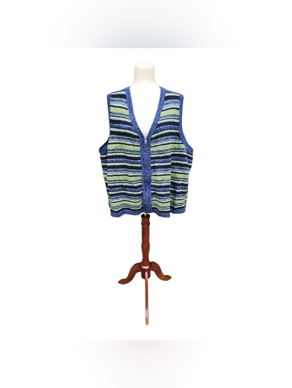 Vintage 90s Lane Bryant Earthy vest size 22 24 100% wool granola girl cabincore